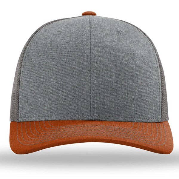 Kodiak Wholesale - Wholesale Trucker Hat - Unisex - Richardson 112 Snapback Trucker Cap - Custom Leather Patch H39