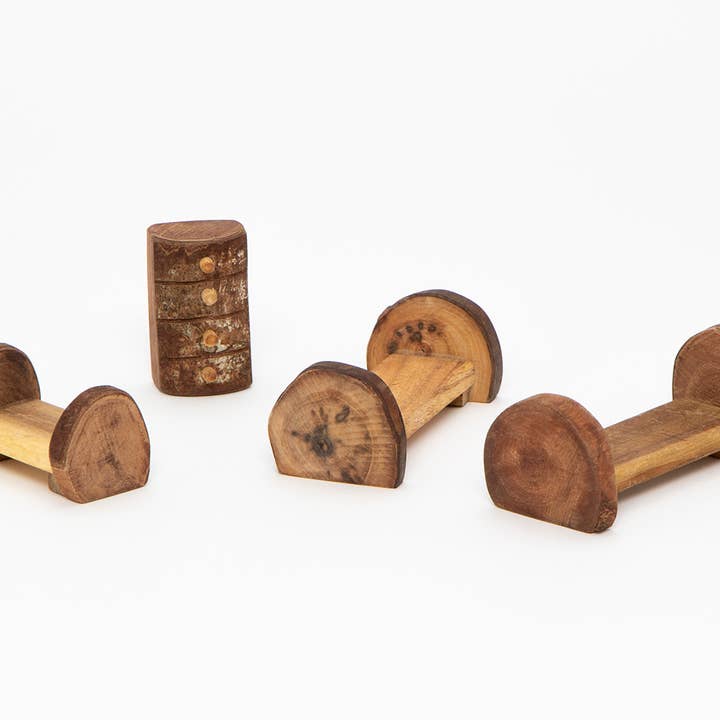 Small Bedroom Furniture Set, carton of 12 (better value) for wholesale by Tree Blocks