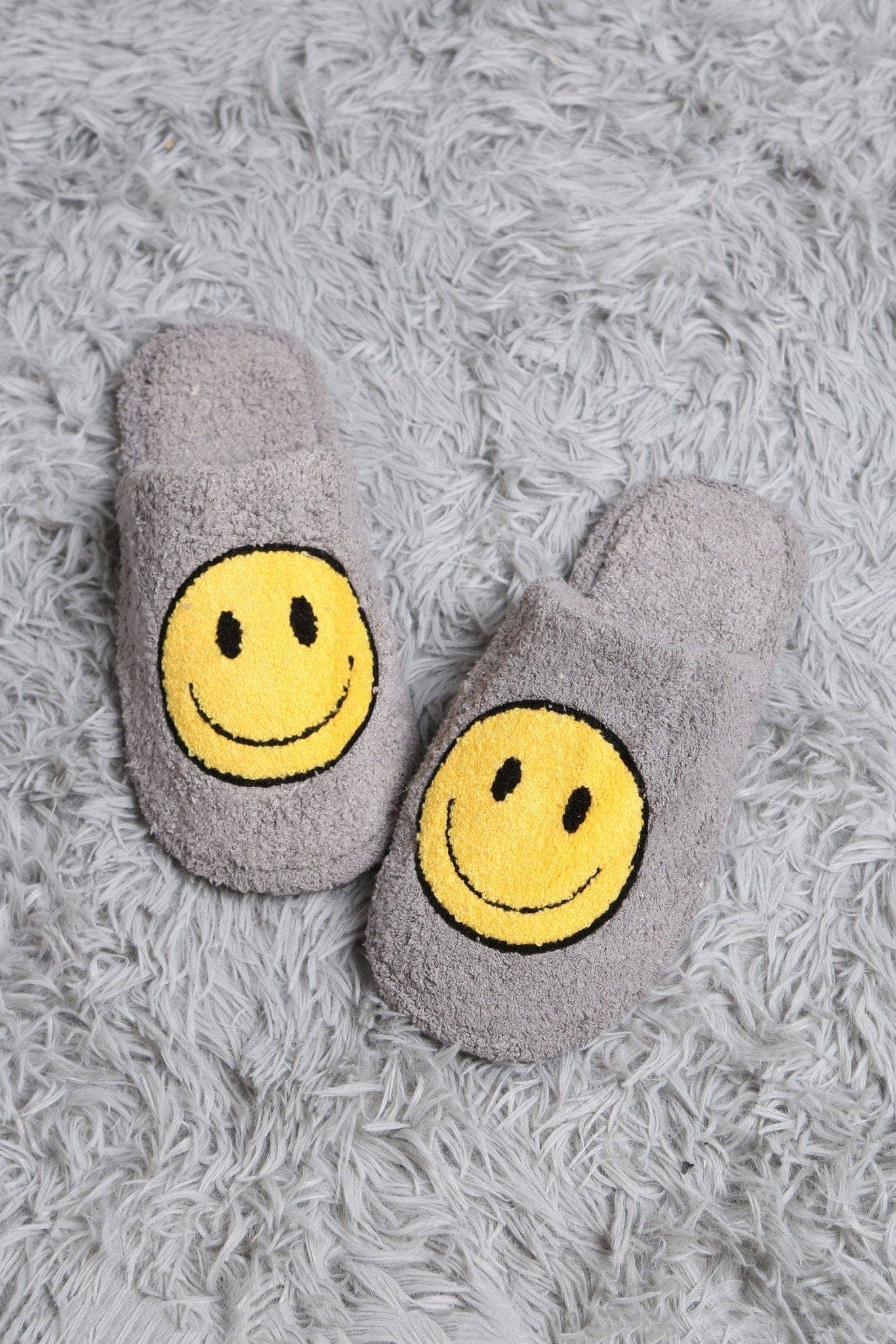 MiMi Wholesale - Wholesale Slippers - Women's - JCL2125 Super Lux Smiley Face Slippers2