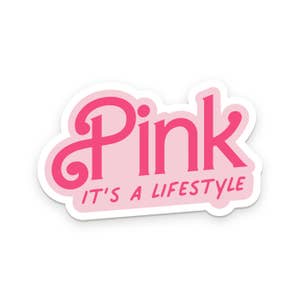 Discoball pink sticker