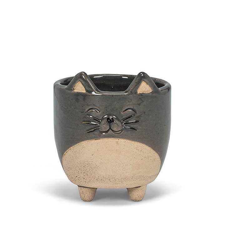 Abbott - Wholesale Plant Pot - Sm Cat on Legs Planter-3" H
