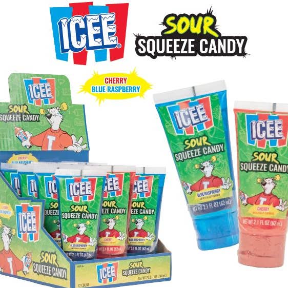 Icee Sour Squeeze Candy Boxes 12ct for wholesale by Shop The King