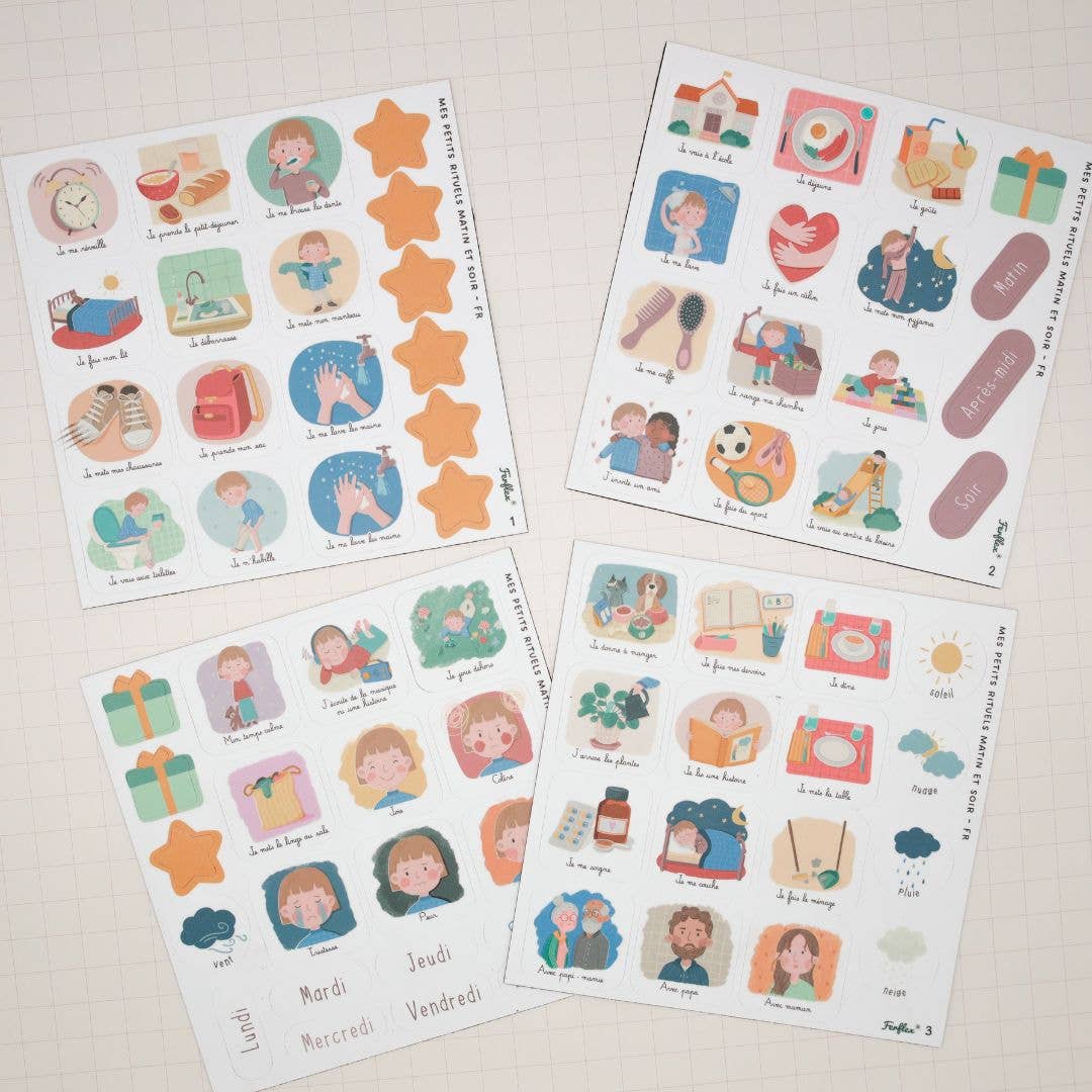 Ferflex - Vente Aimant - Enfant et bébé - Ma routine magnétique du matin & du soir (version française)7
