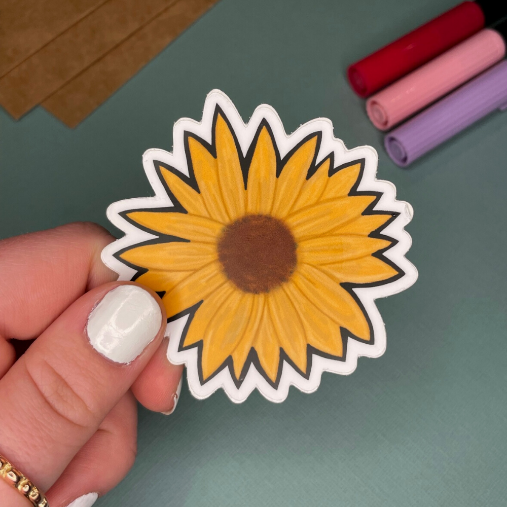 Kevin & Kaia - Wholesale Sticker - Sunflower - Sticker1