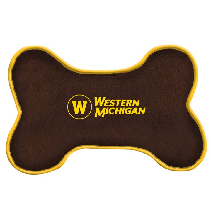 Western Michigan University - Speelgoed in de vorm van een bot voor wholesale door All Star Dogs