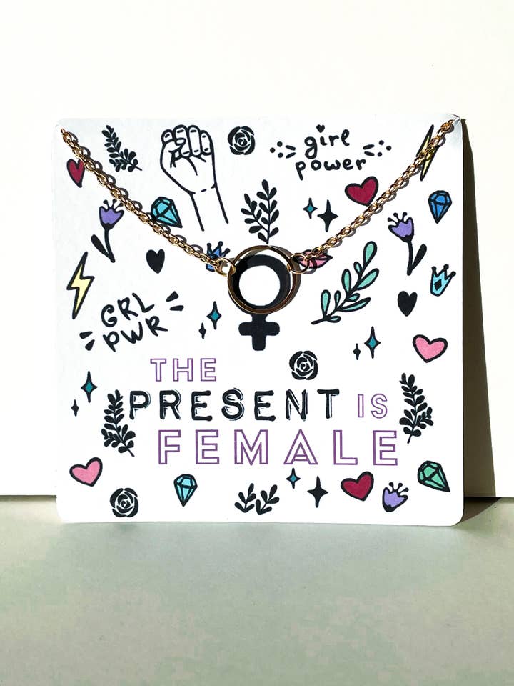 Present er kvindelig 14K guldkrave halskæde for engroshandel hos The Jewelry Bx