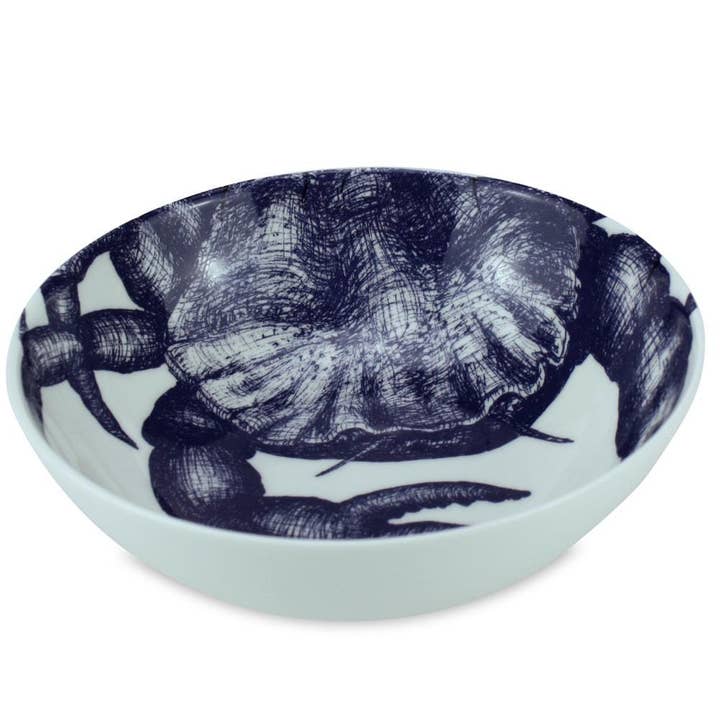 Cream Cornwall – wholesale Bowl – Bone China Crab Bowl3