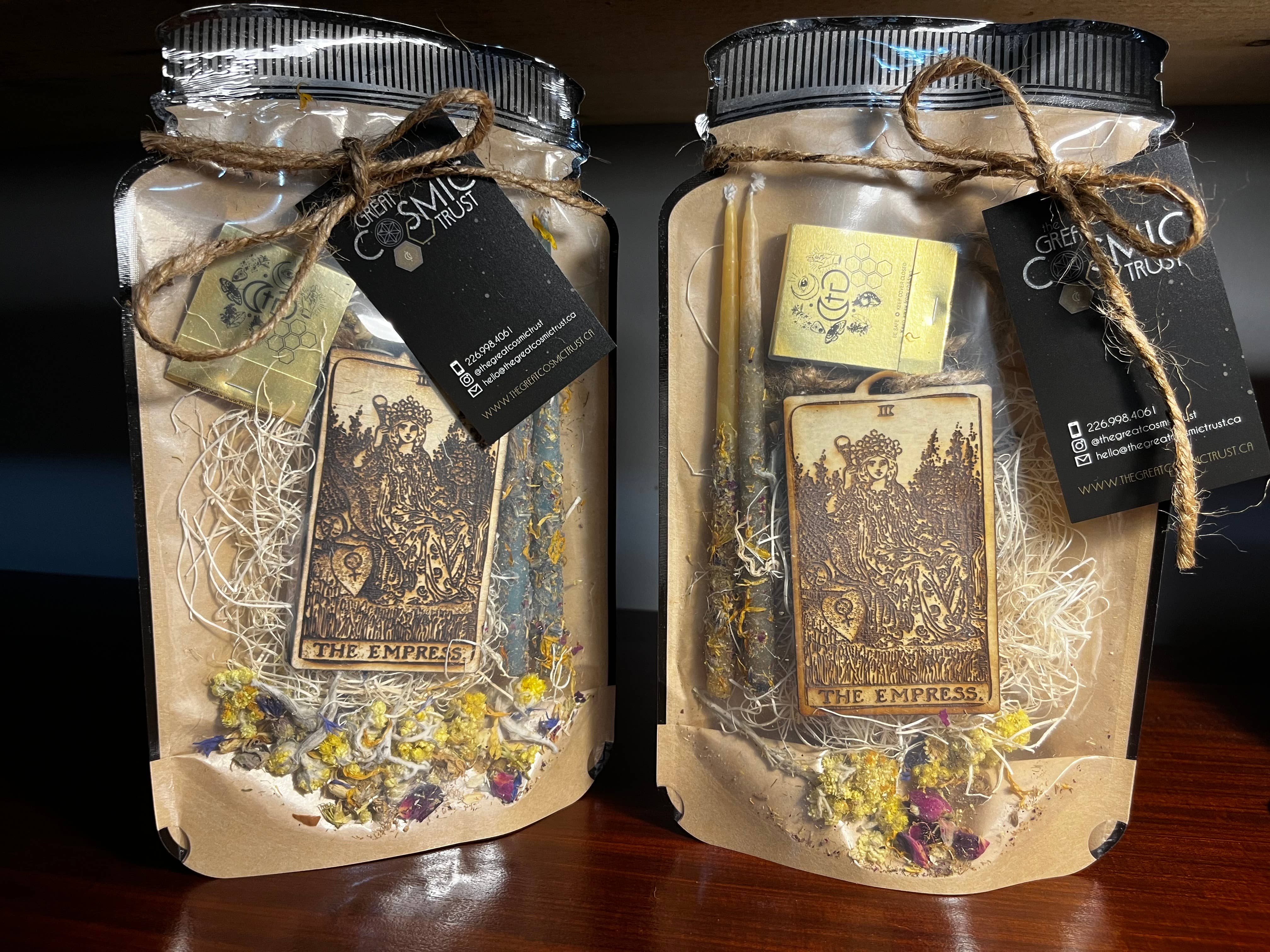 The Chaotic Good (previously The Great Cosmic Trust) - Wholesale Ornament - spell jar - ornament+candles major arcana freestanding pack4