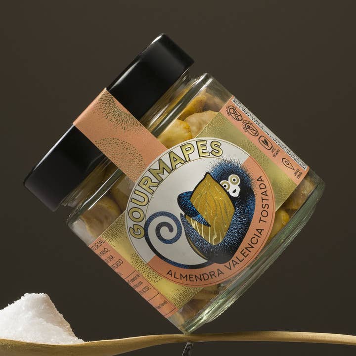 Amandes Valencia rôties au sel et paprika - 90 g pour la vente par GOURMAPES