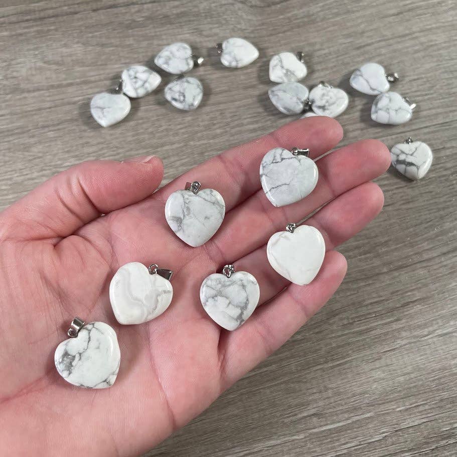 Keystone Crystals - Wholesale Individuele bedel/hanger - 20mm Edelsteen Hart Hangers – Groothandel Sieraden21