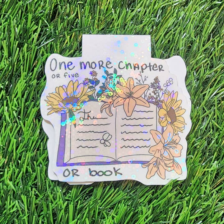 One More Chapter Magnetic Bookmark for wholesale by Secret Sheepie