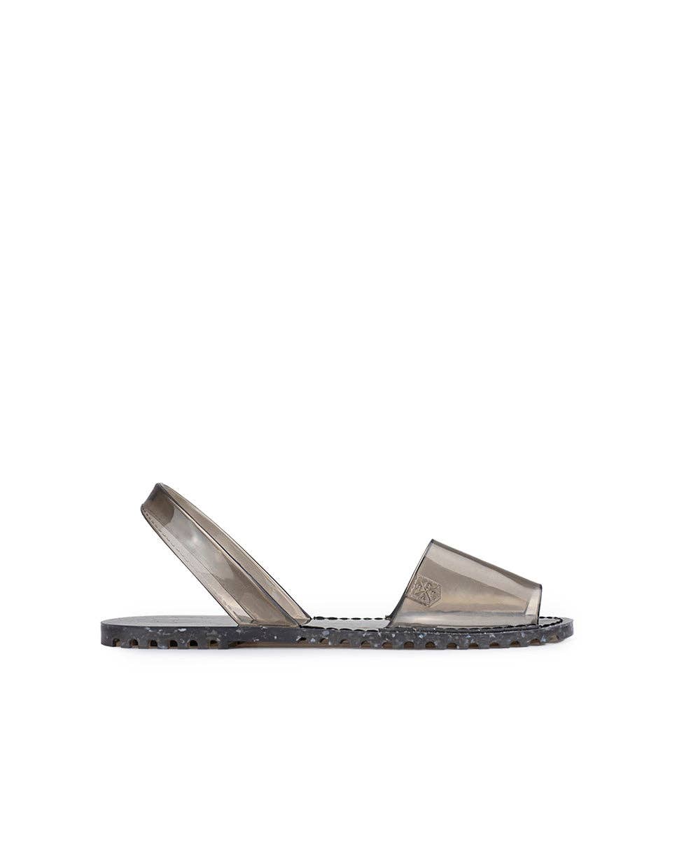 POPA - Wholesale Sandals - Women's - Menorquina Flat Sandal Transparent Smoke2