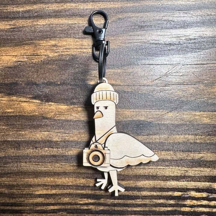 Paparazzi Pigeon Keychain for wholesale by Mountain Maryland Trading Post