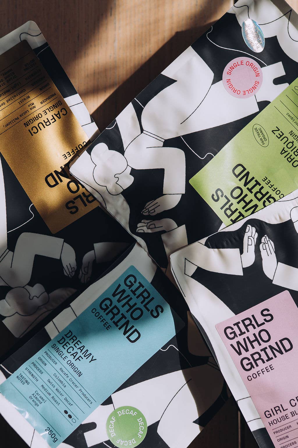 Girls Who Grind Coffee - Wholesale Ground Coffee - Coffee Beans, Girl Crush, houseblend coffee.3