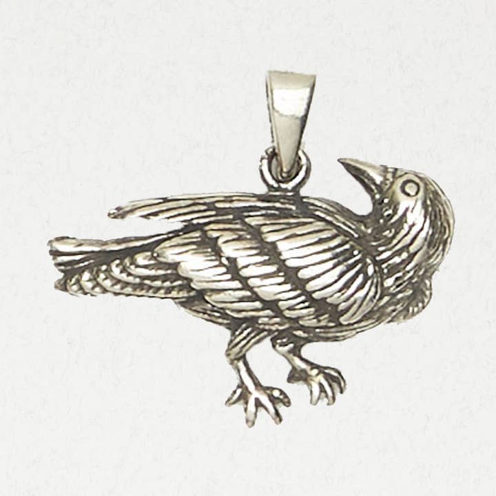 Celtic Pewter Pendant Necklace - Celtic Raven for wholesale by Nirvana LLC