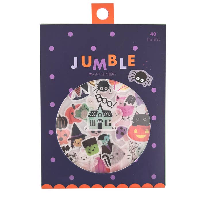 Girl of All Work - Wholesale Sticker - Halloween Jumble Washi Stickers