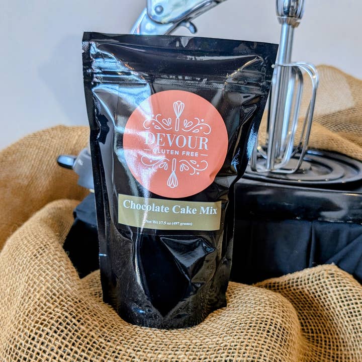 Gluten Free Chocolate Cake Mix for wholesale by DEVOUR Gluten Free