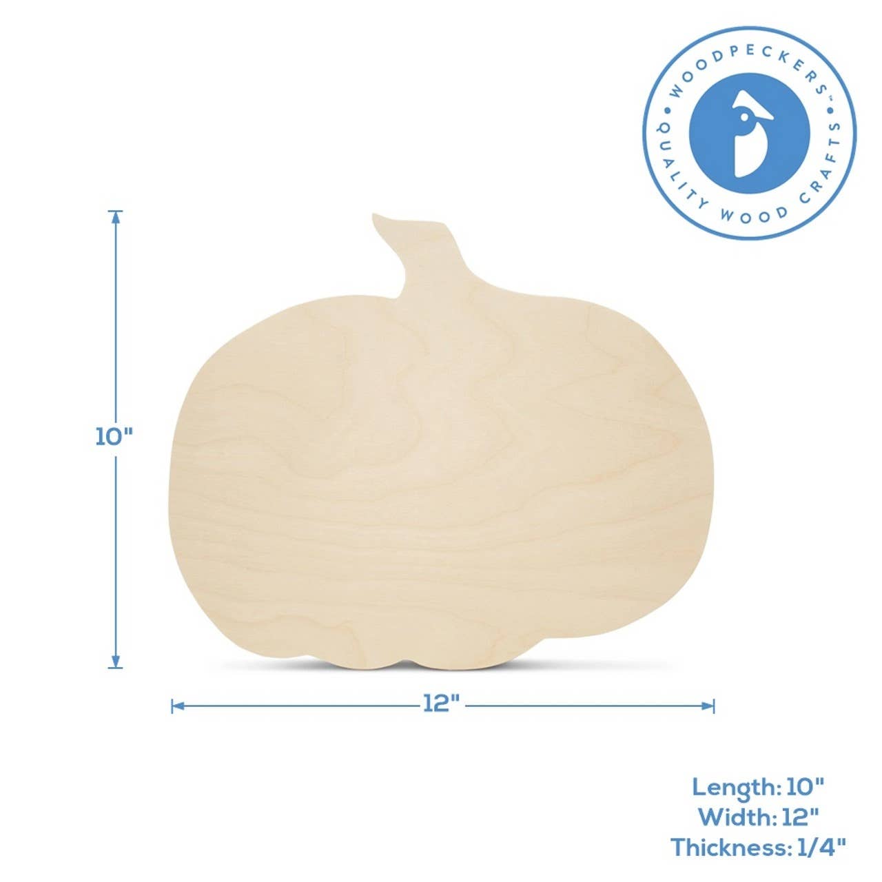 Woodpeckers Crafts - Wholesale Cutouts - Wood Pumpkin Cutout0