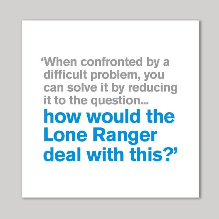 Lone Ranger lykønskningskort for engroshandel hos Icon