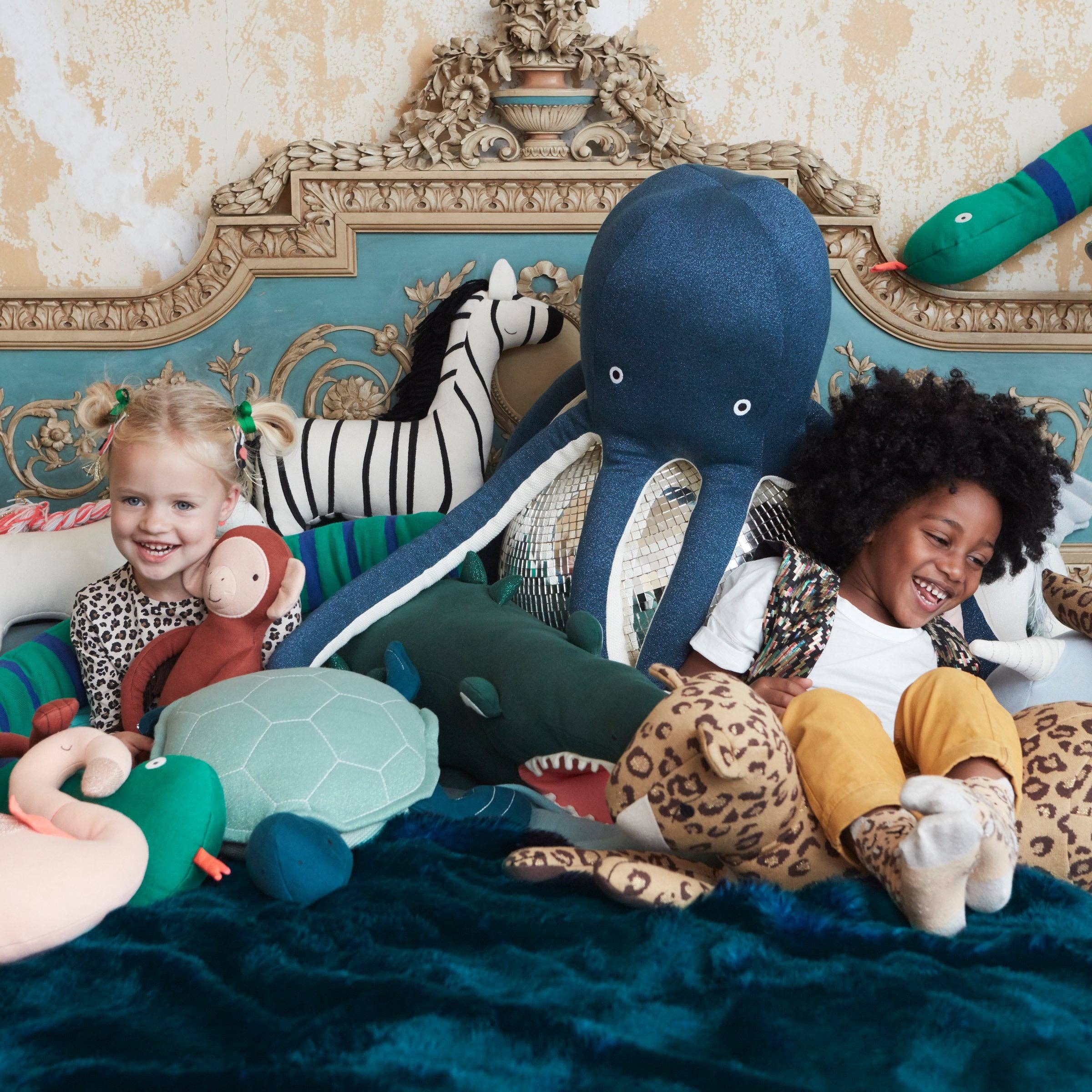 Meri Meri - Wholesale Knuffels - Kinderen en baby - Meri Meri Cosmo Octopus grote knuffel5