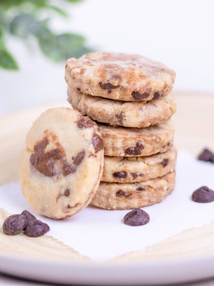 Chocolate Chip Shortbread for wholesale by GreenIsland Bakery