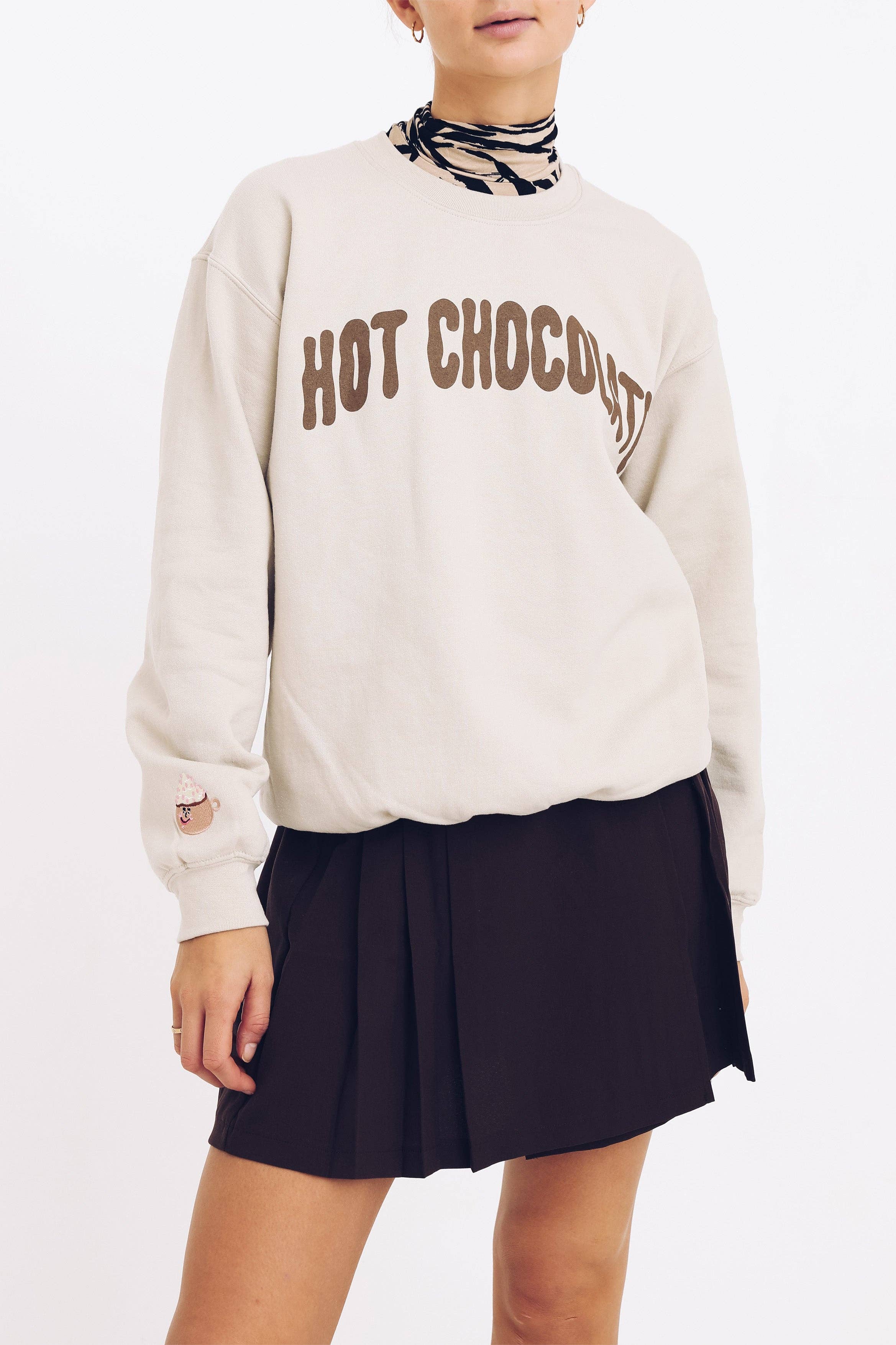 Limpet Store - Wholesale Graphic Sweatshirt - Women's - The Hot Chocolate Oversized Sweatshirt9