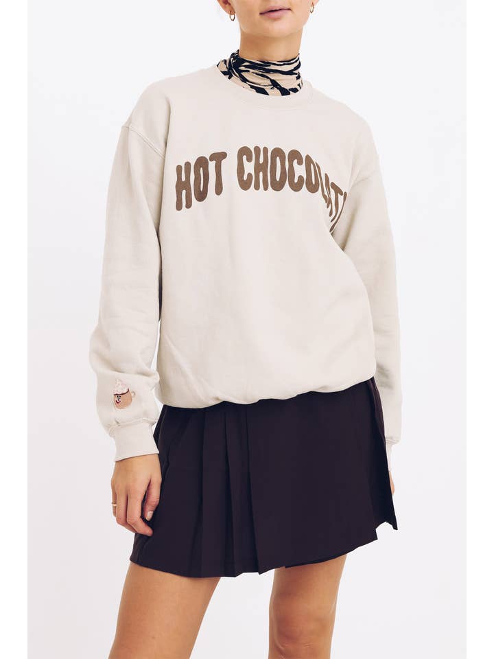 Limpet Store - Wholesale Graphic Sweatshirt - Women's - The Hot Chocolate Oversized Sweatshirt9