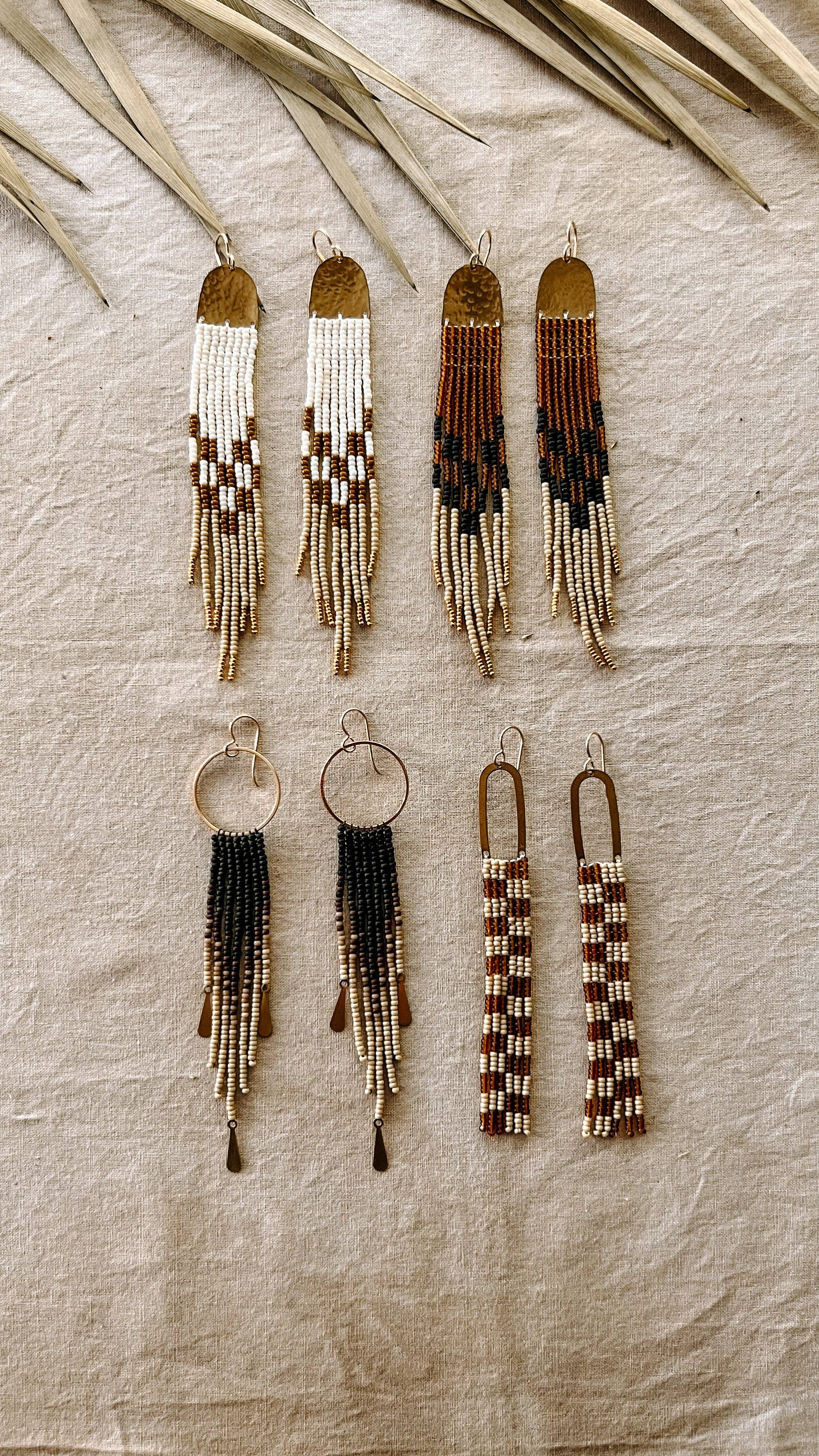 Stone & Sky - Venta al por mayor Pendientes colgantes - Set Orbit - en negro2