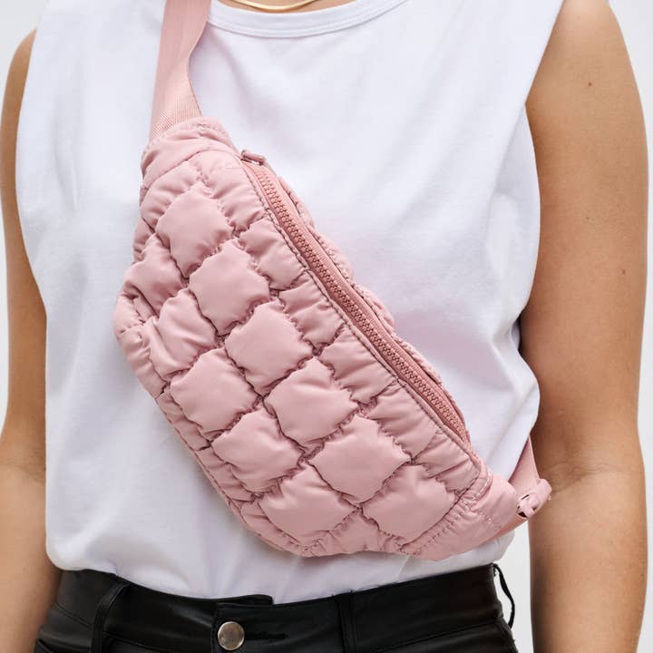 Sol and Selene - Wholesale Belt Bag - Women's - Resurgence - Quilted Puffer Nylon Belt Bag