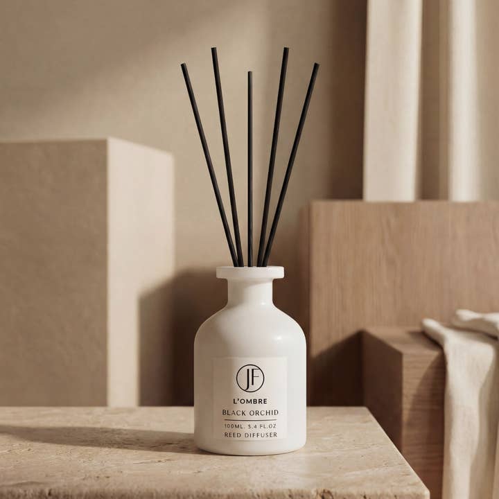 Black Orchid Reed Diffuser for wholesale by JF Scented Candles