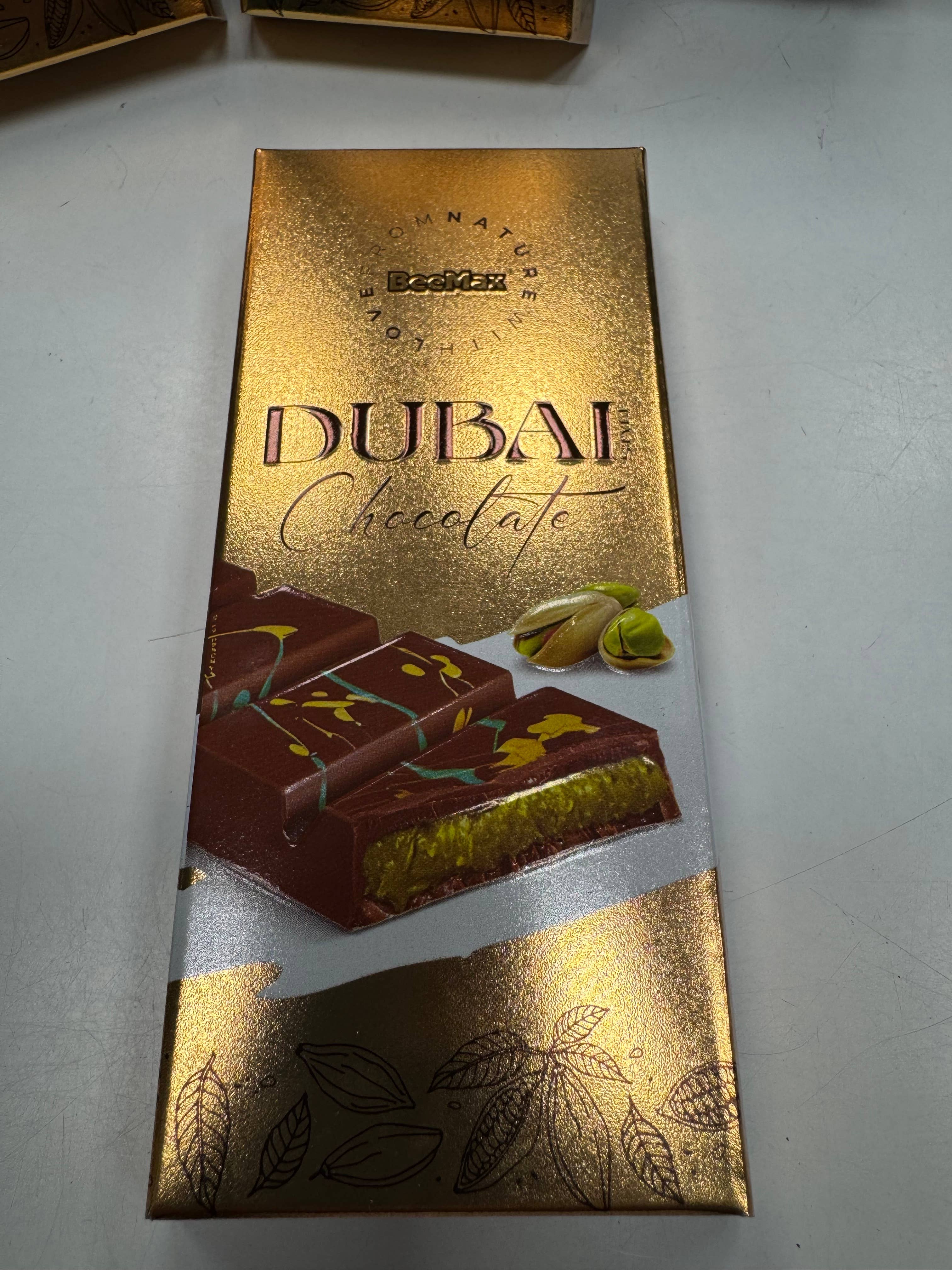 Beemax - Wholesale Chocolate Bar - Beemax Dubai Chocolate ( 3.36oz / 95 grams )3