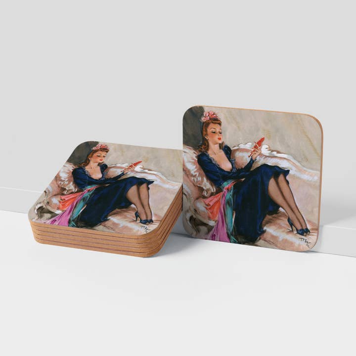 COASTER (Pack of 10): 'OK By Me'. ML0051 for wholesale by Memory Lane