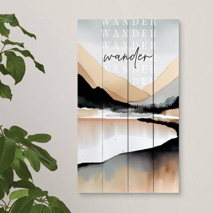 Wander Pallet Décor for wholesale by P. Graham Dunn