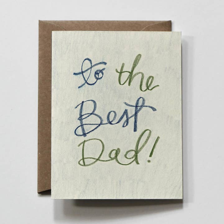 Vatertag Blau Grün | Vatertagsgrußkarte für den Großhandel von everglow handmade