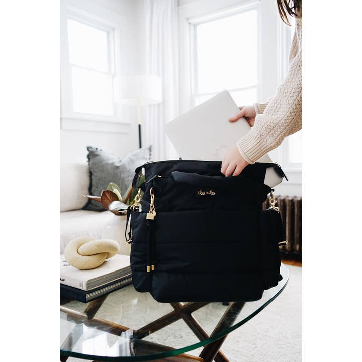 Itzy Ritzy - Wholesale Diaper Bag - Baby - Dream Convertible™ Midnight Black Diaper Bag33