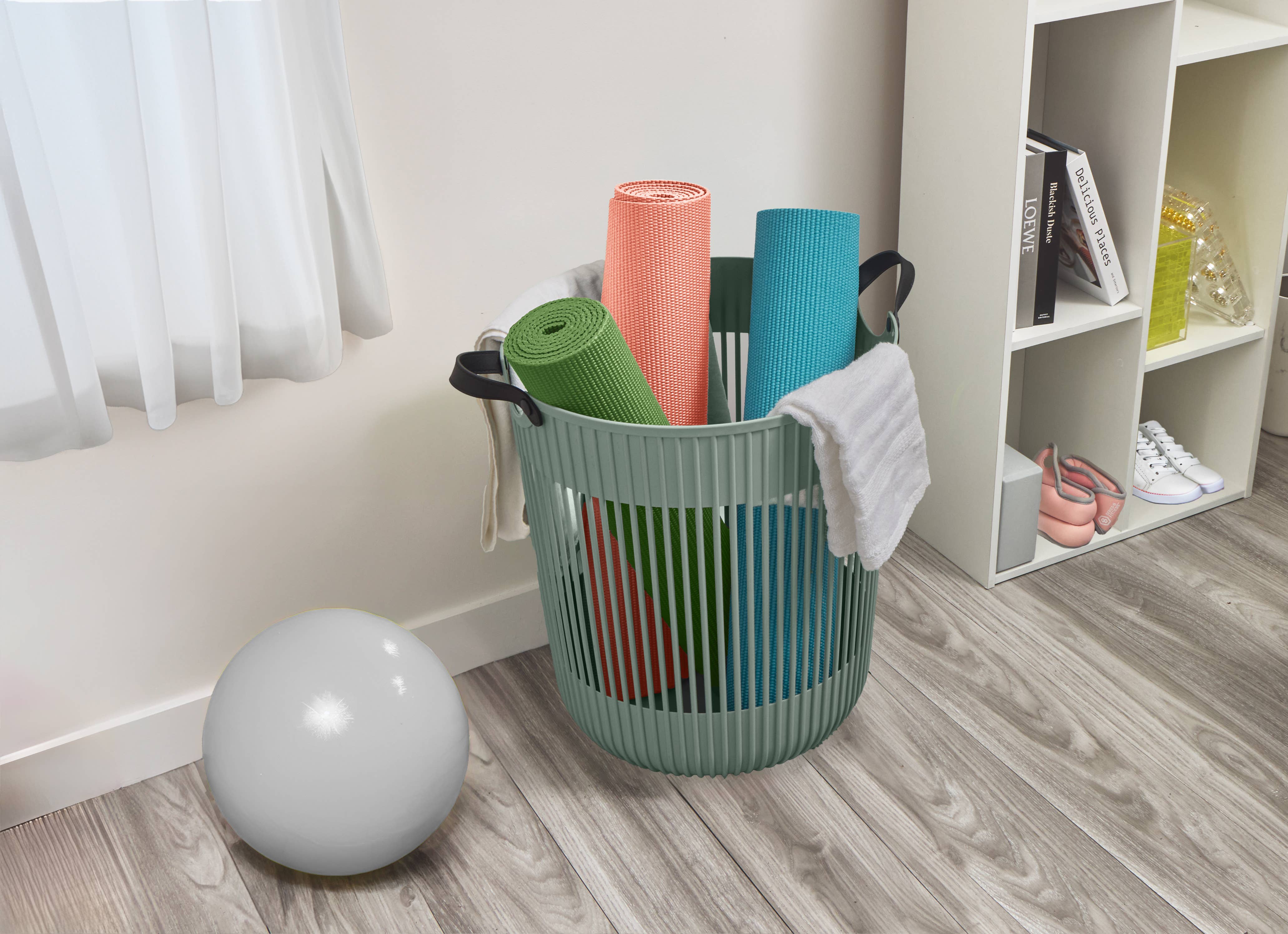 Core Home - Wholesale Basket - 50L Straight Weave Storage Basket w/ Soft Handle - CLF3