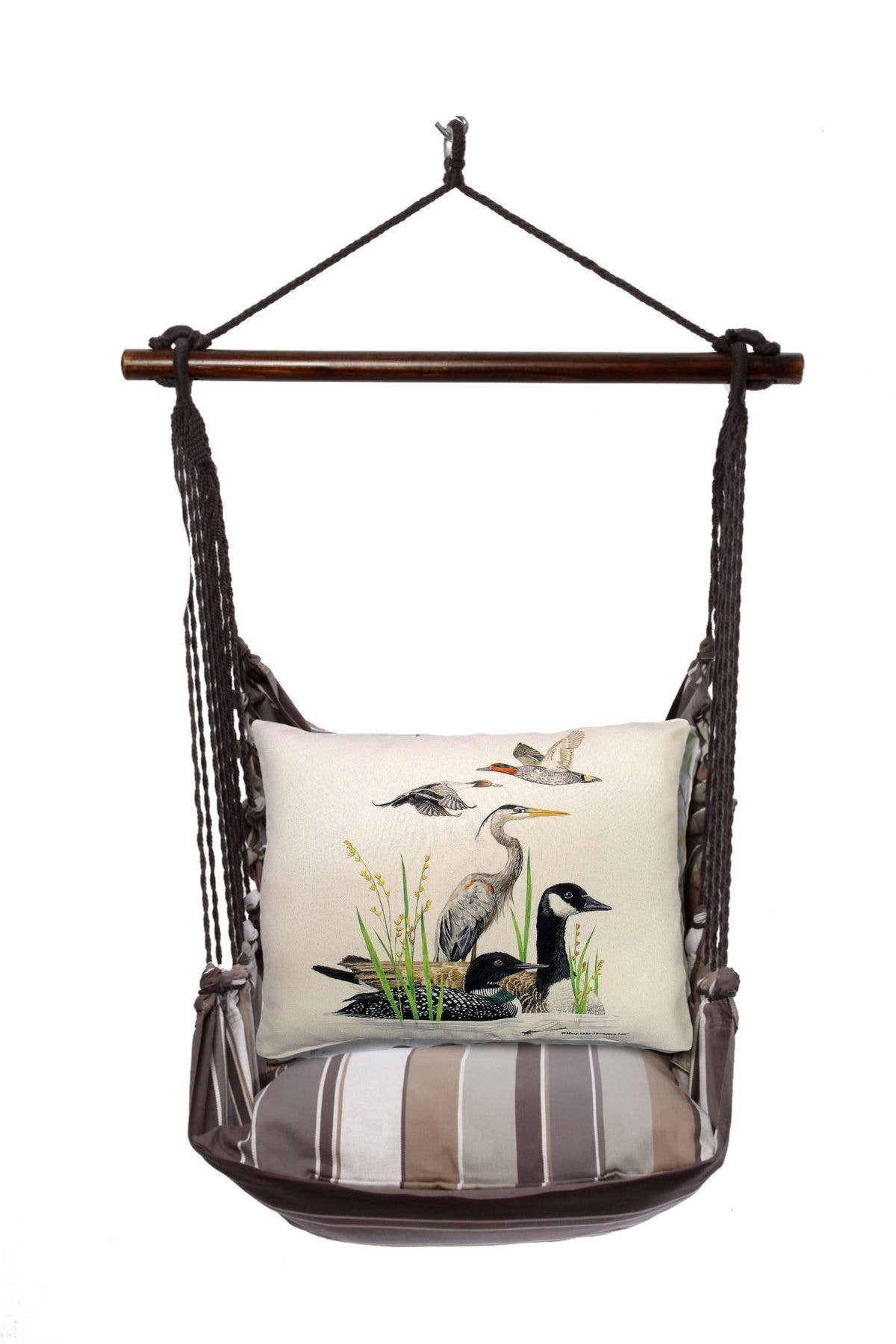 Magnolia Casual - Wholesale Swing Set - Hammock Swing 4-Piece Set indoor / outdoor - Slate Gray17