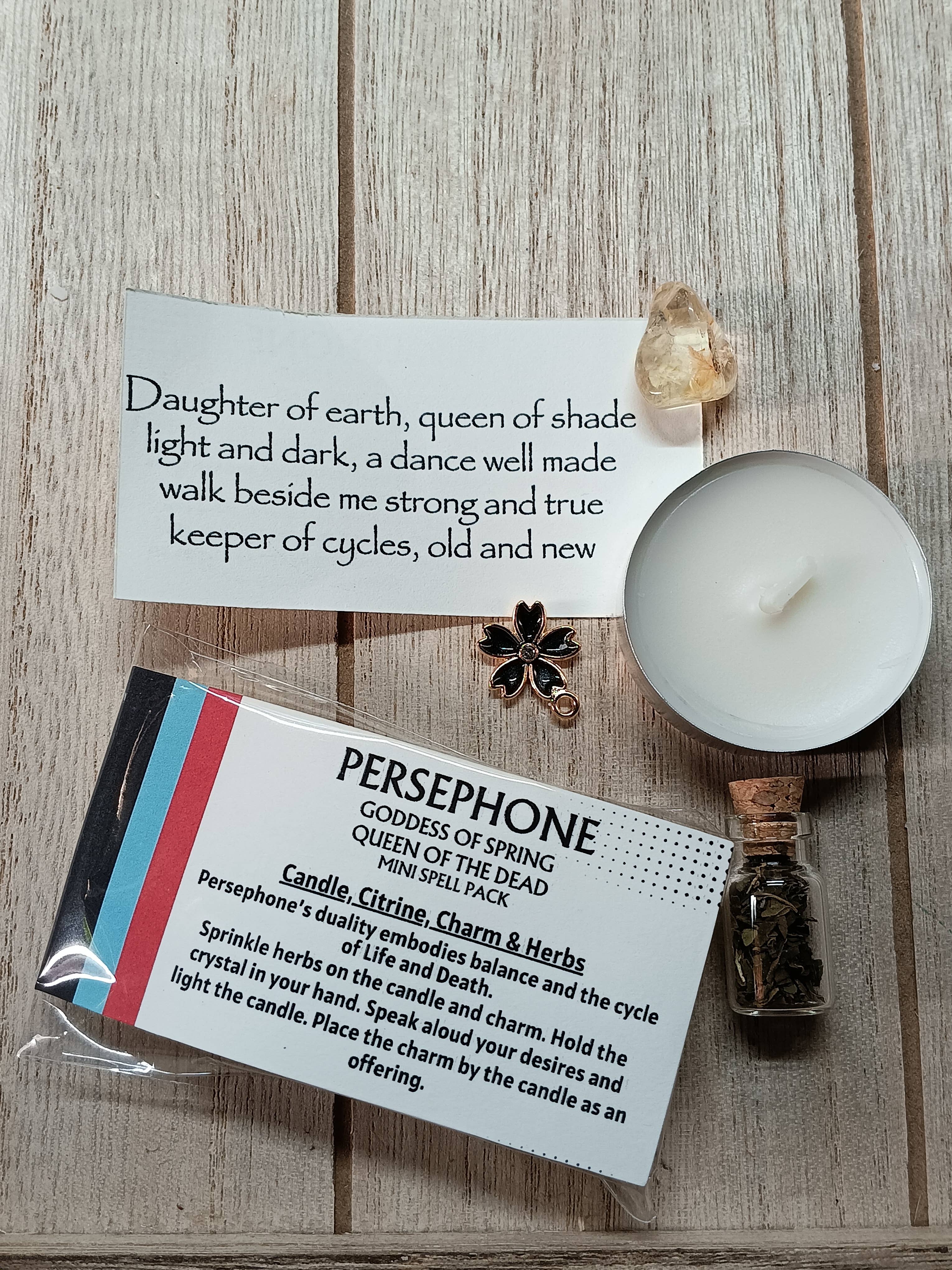 Elemental Earth Shop - Vente Accessoire de méditation - Packs de Rituel Mini Déesse Pack de Voyage2