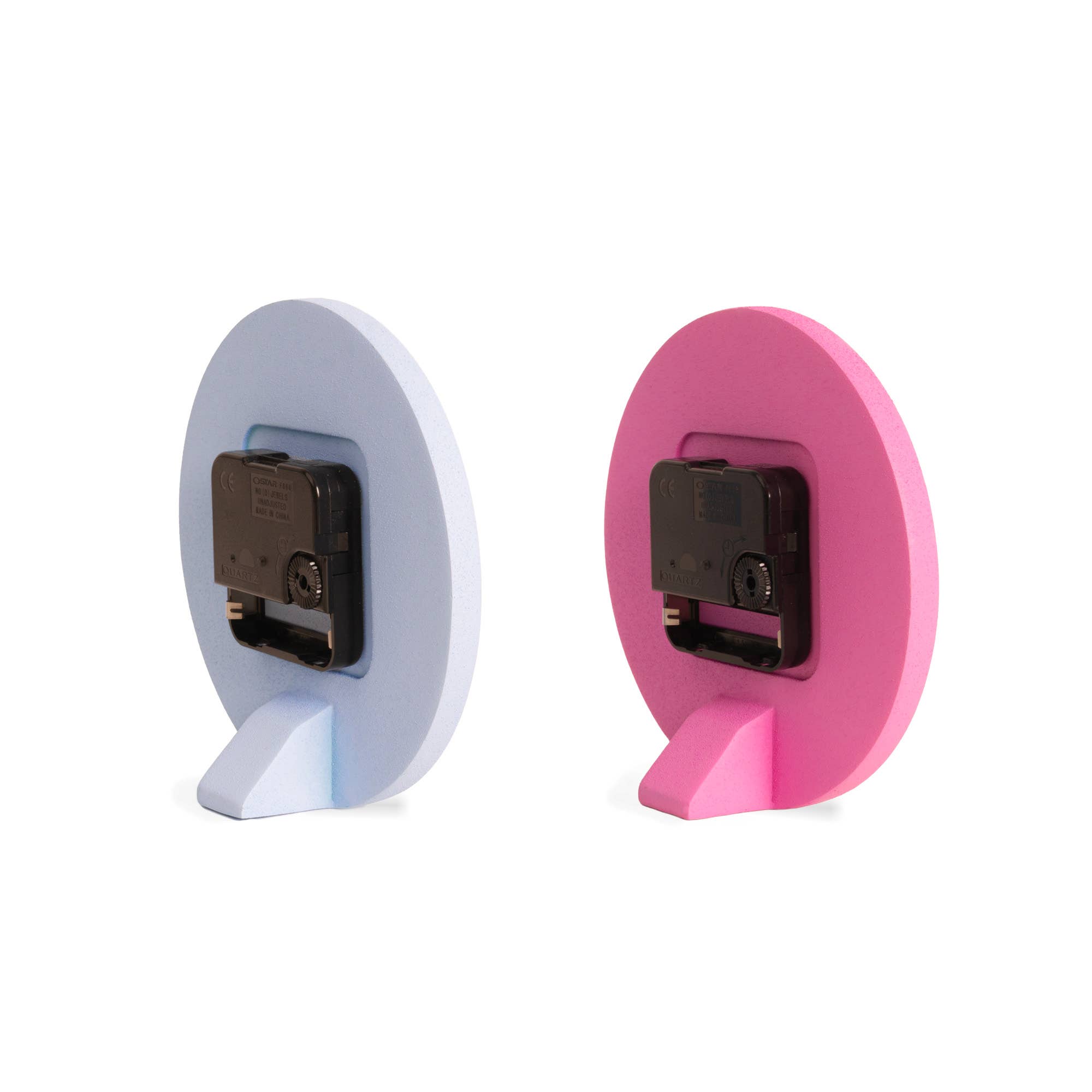 Helio Ferretti - Wholesale Desk Clock - PINK RAW ROUND CLOCK HF2