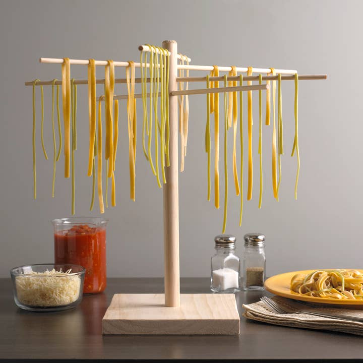 Fox Run Brands - Wholesale Pasta Maker - Fox Run Pasta Drying Rack, Wood, 17.5" x 17.5" x 16.5"3