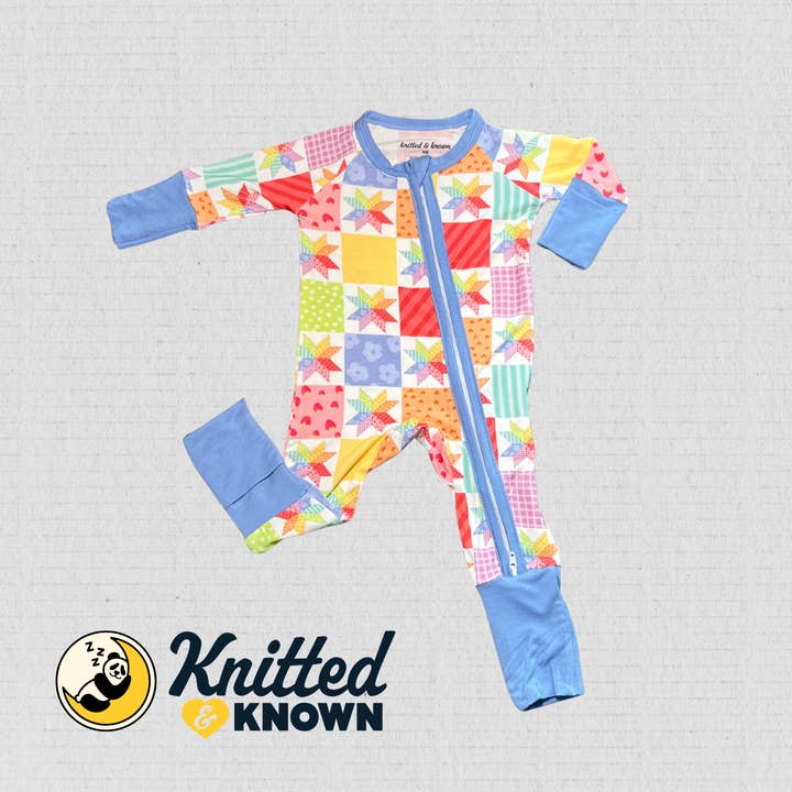 Knitted & Known x Joyful Pine Romper for wholesale by Knitted & Known LLC