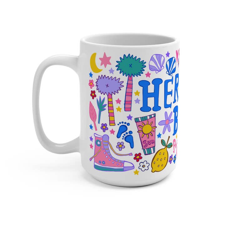 LOLALA - Wholesale Coffee Mug - Hermosa Beach - *BIG* Coffee Mug (15oz)2