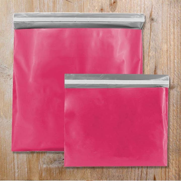 Sac d’expédition fuchsia pour boutique en ligne pour la vente par kadopapier.net