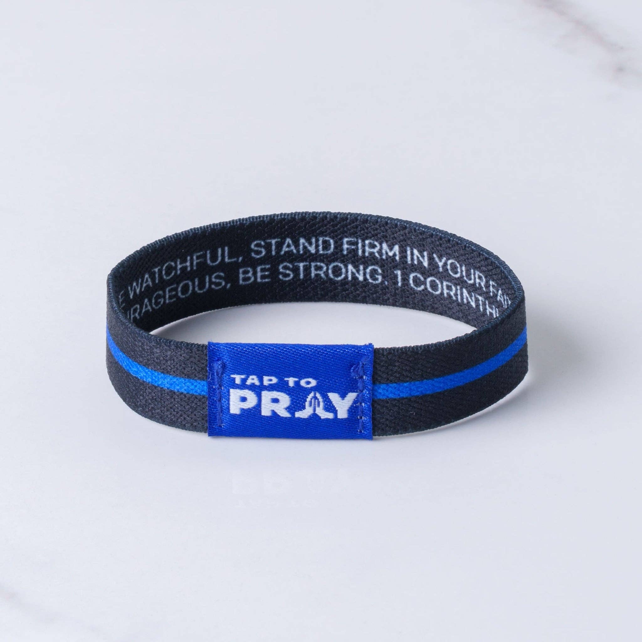 Versible - Wholesale Wristband - Tap To Pray® Wristband – First Responders - Law Enforcement1