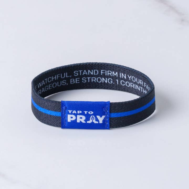 Versible - Wholesale Wristband - Tap To Pray® Wristband – First Responders - Law Enforcement1