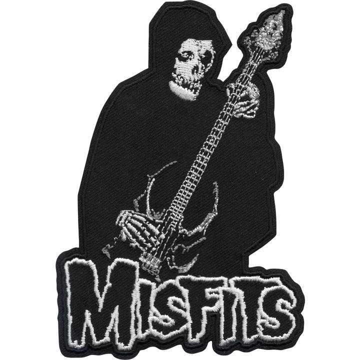 Patch - The Misfits - Esqueleto Demonio de la Muerte - Música Punk Rock para venta al por mayor de Square Deal Recordings & Supplies