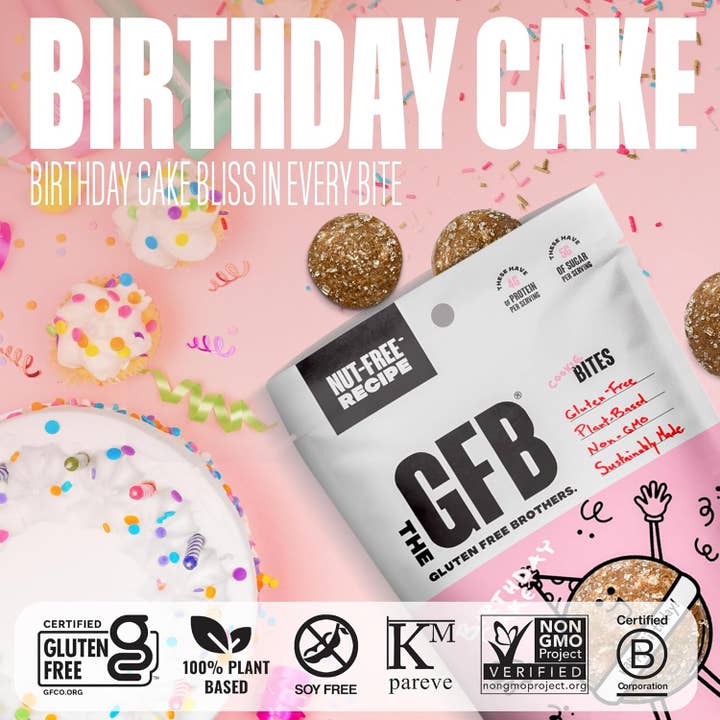 The GFB - Wholesale Cookie - The GFB Birthday Cake Cookie Bites (Nut-Free)