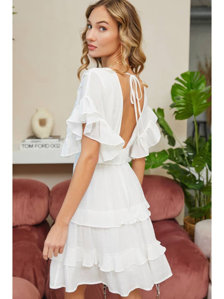 Sweet Lovely by Jen - Wholesale Dress – Women's - RUFFLE TIERED DRESS