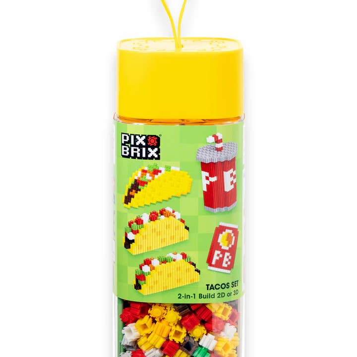 Pix Brix Food Bottle - Tacos & Drinks Set for wholesale by Pix Brix