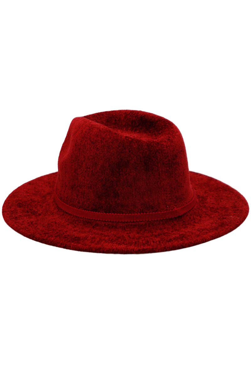 Cap Zone – wholesale Fedora – Women’s – Velvety Corduroy Woven Chenille Floppy Fedora Rancher Hat7